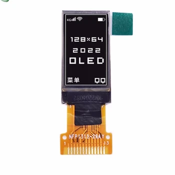 0,77-инчов OLED-дисплей с резолюция от 128 * 64 автомобил с SSD1312, заваряване 13-пинов интерфейс SPI