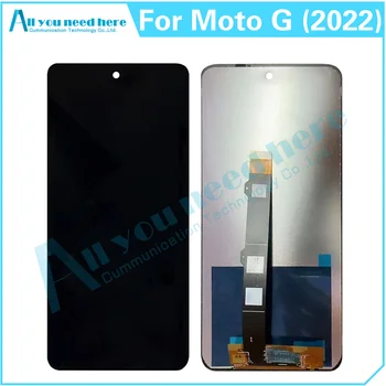 100% Тест за Motorola Moto G (2022) LCD дисплей, сензорен дисплей, дигитайзер, в събирането, Подмяна на резервни части