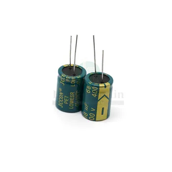 10ШТ/ вградена електролитни кондензатори 400V68UF 400V 68UF обем 18X25 105 ново място