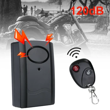 120db 9V За мотоциклет анти-кражба аларма за мотороллера с дистанционно управление