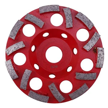 125-мм диамантен диск за шлайфане е с двойно турбо, абразивен инструмент за бетон, шлайфане кръг, чаша за шлайфане колело, лесен за инсталиране, лесен за използване
