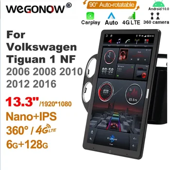 1920*1080 Nano Ownice Android10.0 за Volkswagen Tiguan 1 NF 2006-2016 Радиото в автомобила Видео Аудио 13,3 