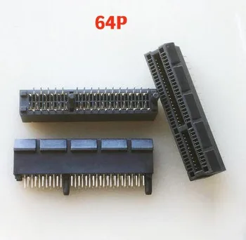 2-20 парчета НОВ Графичен слот PCIE Графичен конектор PCI-64P 180 градуса ПОТОПЕТЕ Plug connector PCIE Интерфейс Конектор Порт 64P
