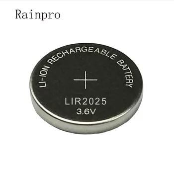 2 бр./ЛОТ LIR2025 2025 Нова акумулаторна бутон на батерия 3,6 В литиево-йонна акумулаторна батерия