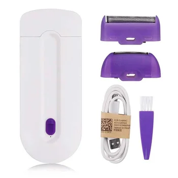 2 В 1 USB Акумулаторна батерия за Преносим Эпилятор на Ротационната Самобръсначка За Тялото, Лицето, Краката, Бикини, а depilator, Женски Инструмент За Премахване на Косата