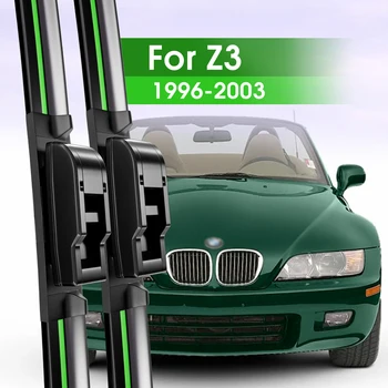 2 елемента за зъби чистачки на предното стъкло за BMW Z3 1996-2003 1997 1998 1999 2000 2001 2002 Аксесоари за прозорци на ветровом стъкло
