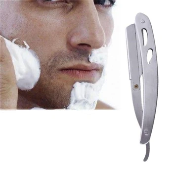 2020 Новата мъжка самобръсначка класически дизайн, професионална ръчно бръснач от неръждаема стомана, фризьорски бръснач, сгъваем нож за рязане на брада в салона