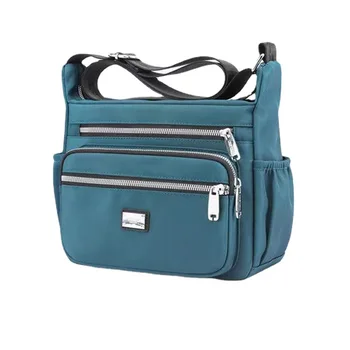 2023 Нова дамска чанта от найлонов плат Оксфорд, модни ежедневна чанта през рамо с логото, Универсална чанта на мама