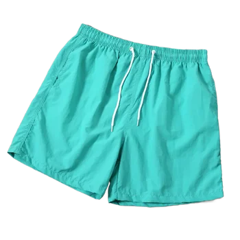 2023 нова лятна мъжки бързосъхнеща плажно облекло, къси панталони за морски курорт, водоустойчиви мъжки плувни панталони с сетчатыми къси панталони
