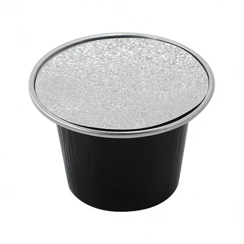 250 комплекти многократно кафе на капсули Чаша за Еднократна употреба за опаковане кафе на капсули, Консумативи за кафенета за насърчаване на Nespresso Black