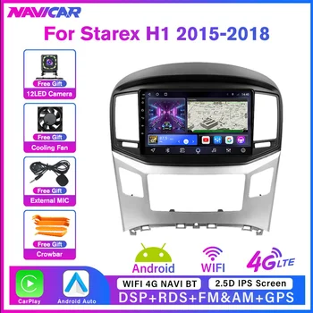 2Din Android10.0 Автомагнитола За Hyundai Grand Starex H1 2015-2018 Стереоприемник GPS Навигация Авто Приемник DSP Авторадио IGO