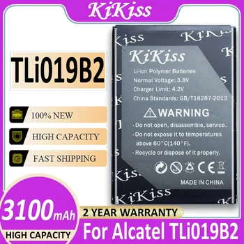 3100 mah Висококачествен НОВ TLI019B1 TLi019B2 1900 mah Батерия за ALCATEL One Touch POP C7 OT-7041 7041D Двойна CAB1900003C2 Батерия