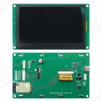 4.3-инчов Интелигентен LCD Модул със Сериен Порт ST7701 ESP32 S3 N16R8 Smart Home Display 480*272 за WIFI BT RS485