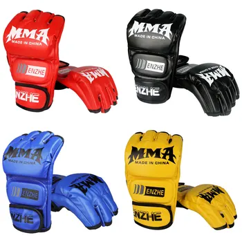 5 Цветни Полуремаркета за MMA Боксови Ръкавици на Biana Sports Изкуствена Кожа Муай Тай Професионален Бокс Guantes De Boxeo предпазни средства За Ръцете