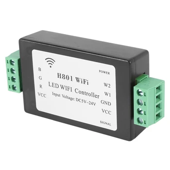 5X H801 RGBW Led WIFI Контролер за Led RGB Контролер DC5-24V Вход За 5050 2835 3528 SMD Led Лента Лента