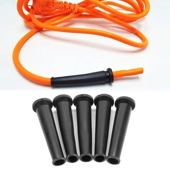 5шт 9/10/12 mm Гумен Протектор кабели, Кабелна, кран, Калъф за ъглошлайф, Защита от свързване на кабели, кабел электродрели