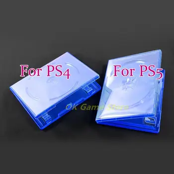 5шт Калъф за CD игри защитна кутия за Paystation PS2 PS3 Кутия за съхранение на CD / DVD дискове за PS4 PS5 калъф за игра на диск