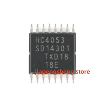 5ШТ оригинален 74HC4053PW, 118 петна TSOP-16 тристранен 2-канален аналогов мултиплексор с чип