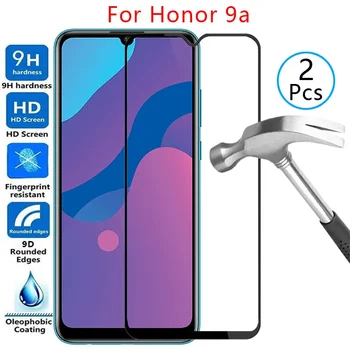 9d протектор на екрана от закалено стъкло калъф huawei honor 9a калъф за honor9a honer onor 9 a a9 6.3 защитен калъф за вашия телефон