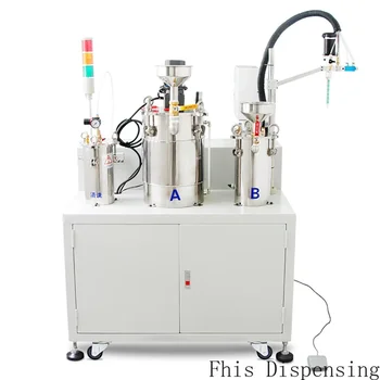 AB Електрическа машина за Пълнене с двойно разбъркване, Обзавеждане за количествено дозиране на епоксидна смола, Автоматично лепене