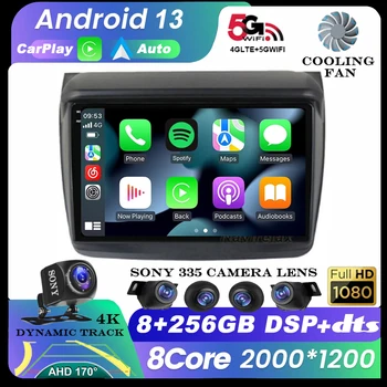 Android 13 За Mitsubishi Pajero Sport 2 L200 Triton 2008-2016 Автомобилен Радиоприемник GPS 4G Мултимедиен Плейър Безжичен Carplay + Auto