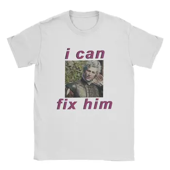 Astarion I Can Fix Him Тениска за Мъже, Памучни Реколта Тениски с Кръгло Деколте, Риза Baldurs Gate, Идея за Подарък За Дрехи с Къс ръкав