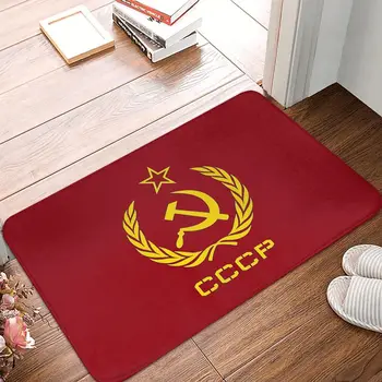 CCCP на СССР, Съветският Съюз Подложка за спални Руски Съветски Съюз Сърп И Комунистически килимче за хола подложка за входната врата на Дома мат