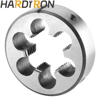 Hardiron Metric кръгла плашка за резби M24X1.25, машинно плашка за резби M24 x 1.25 Дясна ръка