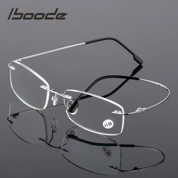 iboode ултра-леки Очила За четене Без Рамки Мъже, Жени С Анти-Синя Светлина Компютърни Очила за лечение на Пресбиопия +1.0 1.5 2.0 2.5 3.0 3.5 4.0