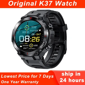 K37 GPS Smart-часовници Мъжки 1,32 IPS 480 ма Фитнес Тракер 24/7 сърдечната Честота IP68 Водоустойчив Спортни Смарт часовници на открито pk K27
