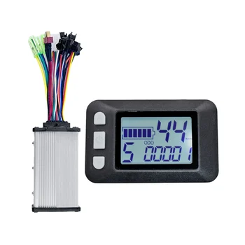 LCD дисплей P9, m арматурното табло, LCD екран + синусоидална контролер 36 350 W, измерване на електрически велосипед за електрически скутер (6PIN)