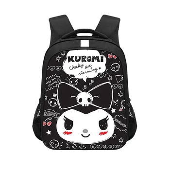 MINISO-Mochila Sanrio Kuromi детска раница за момиченце, ученически чанти За деца-тийнейджъри, раница за пътуване, чанта за cosplay