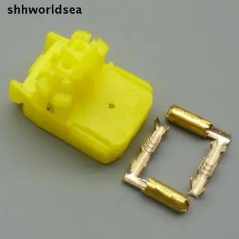 shhworldsea 5/30/100 комплекти 0,6 мм, 2p 2way kit штепсельная разклона за въздушни възглавници, автоматично конектор кабели гнездо за въздушни възглавници