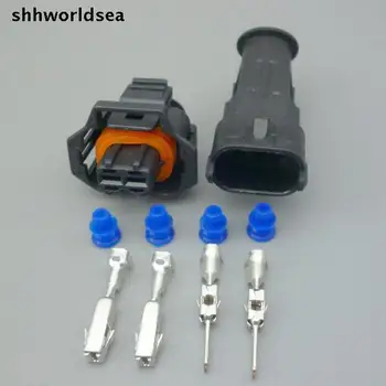 shhworldsea 5/30/100 комплекти 2Pin 3,5 м капак на маслената инжектори, все още мъниче горивни инжектори, жак дизеловата система за впръскване на горивото common rail/датчик на коляновия вал за кола