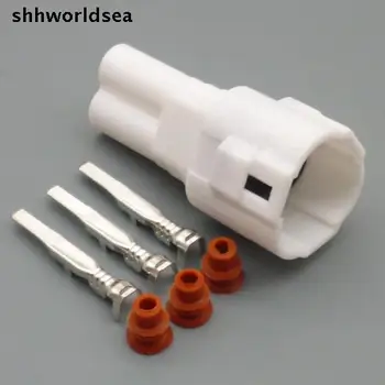 shhworldsea 5/30/100 комплекти комплект 2,0 мм 3pin 3p конектори 6187-3231