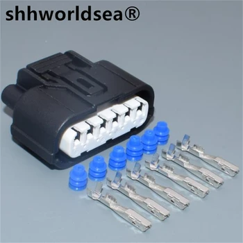 shhworldsea 6-пинов конектор 1,2 мм 6189-1012 автомобилни led лампи за Honda