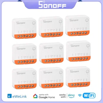SONOFF WiFi MINIR4 Smart Switch 2-полосное управление на Mini Extreme Smart Home Relay Подкрепа на глас R5 S-MATE Чрез приложение Алекса eWeLink