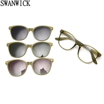 Swanwick TR90 мъжки поляризирани слънчеви очила с квадратни клипсой 