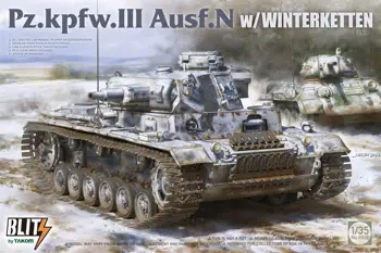TAKOM 8011 1/35 Pz.Kpfw.III Ausf.N комплект с модели WINTERKETTEN