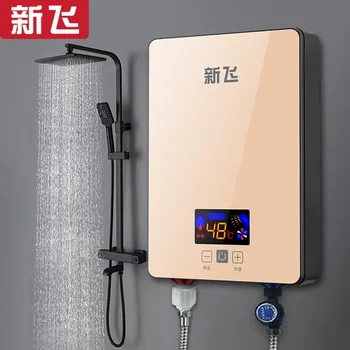 Xinfei незабавен електрически бойлери постоянна температура на домакински баня с душ малък нагревател миг загряване на бойлери за 220V