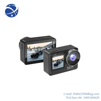 YYHC 2023 Нова стартирането на екшън-камера SJ10 PRO с двоен екран, Водоустойчив WIFI 4K 60PFS 30M, Спортна камера без разклащане, батерия 1200 mah