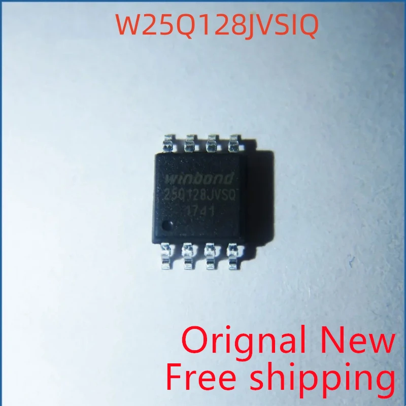 10 бр. Оригинален нов W25Q128JVSIQ W25Q128JVSSIQ SOP8 W25Q128JVSQ W25Q128FVSSIG FLASH SMT IC чип ФЛАШ-памет W25Q128 SMD