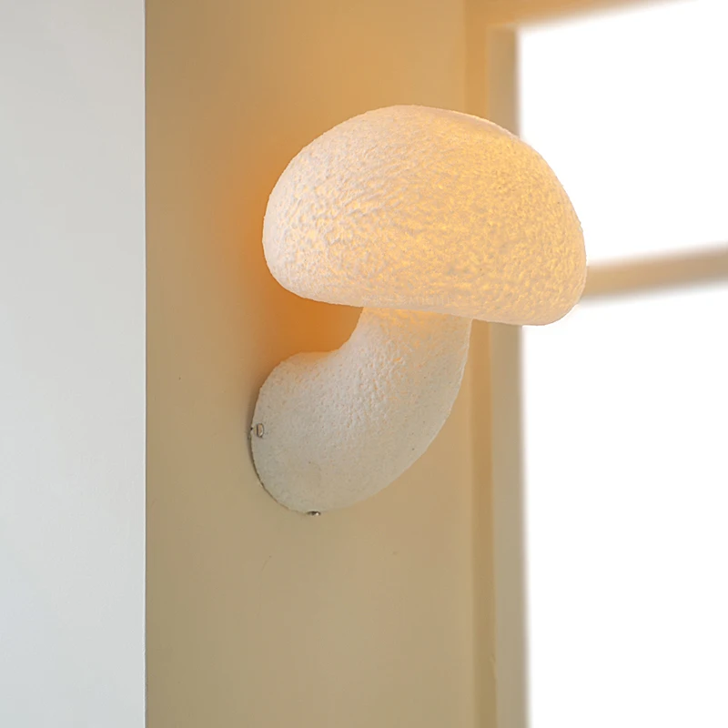 Скандинавски грибовидный стенен входната лампа лампа нощна лампа начало декор, с монтиран на стената лампа, дизайнерски балкон спалня, осветителни тела външно осветление
