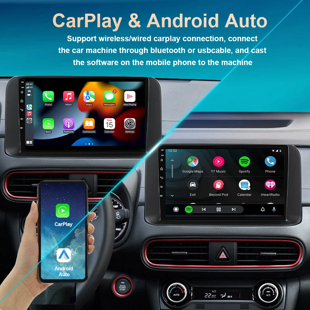 9-Инчов Android 13.0 Авто радио, Мултимедиен плейър, навигация за Volkswagen Polo 2004-2011 GPS Carplay Без 2din, 2 din dvd