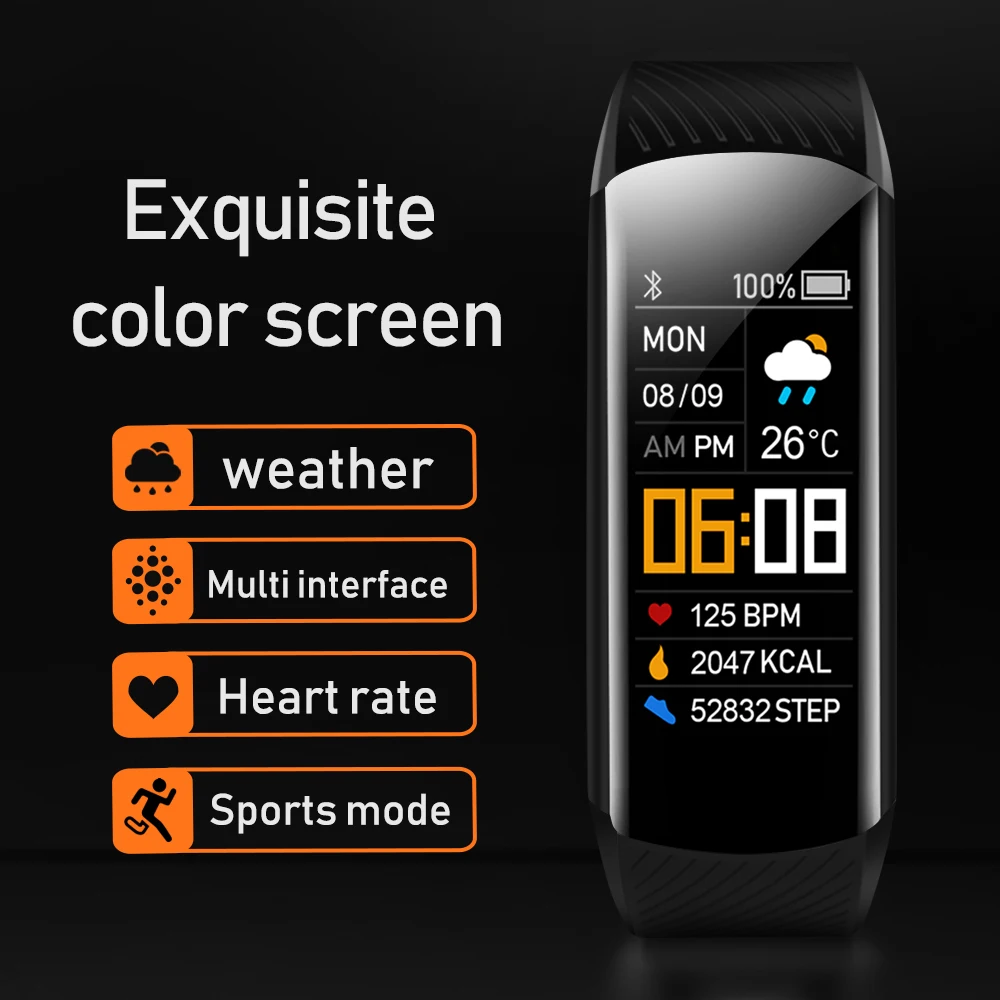 Оригинални смарт часовници за фитнес, монитор на сърдечната честота, метео часовници, спортни водоустойчив смарт часовници за мъже и жени, iPhone, Android 2023