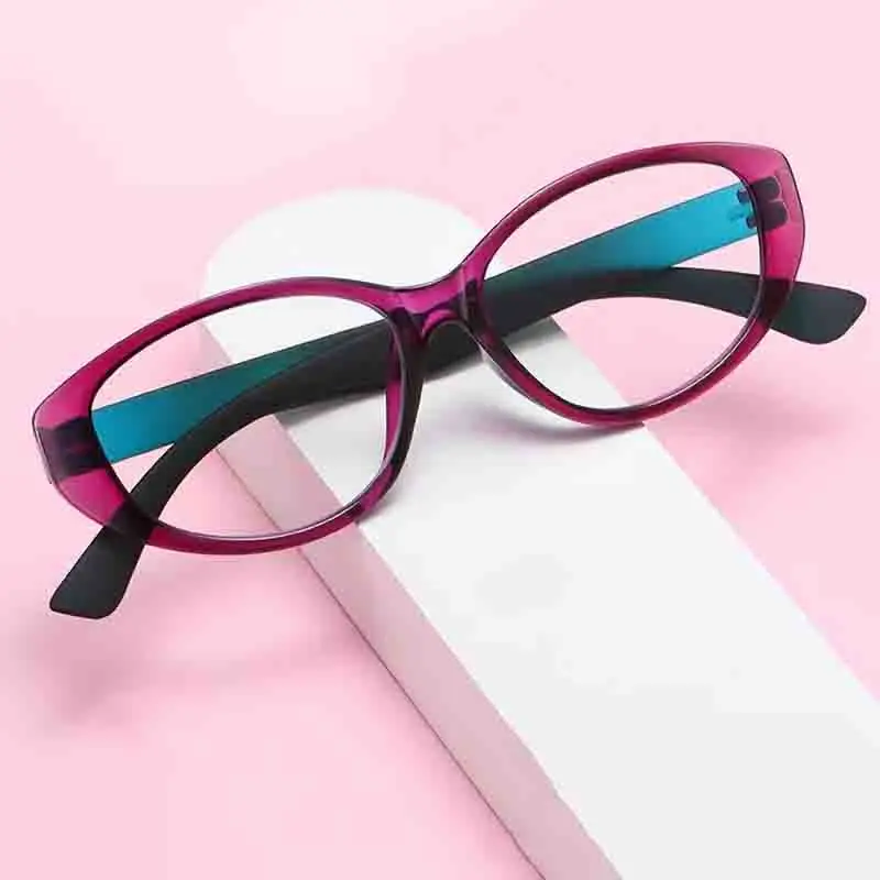 Нови Очила с Анти-Синя Светлина, Ультралегкие Очила За Четене на Средна и в напреднала възраст, HD Огледални Очила С Анти-синя Светлина, Дамски Очила За Четене