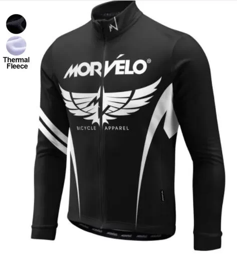 Велосипедна майк Morvelo с дълъг ръкав Ropa ciclismo hombre, Велосипедна дрехи, трико, върховете Ciclismo