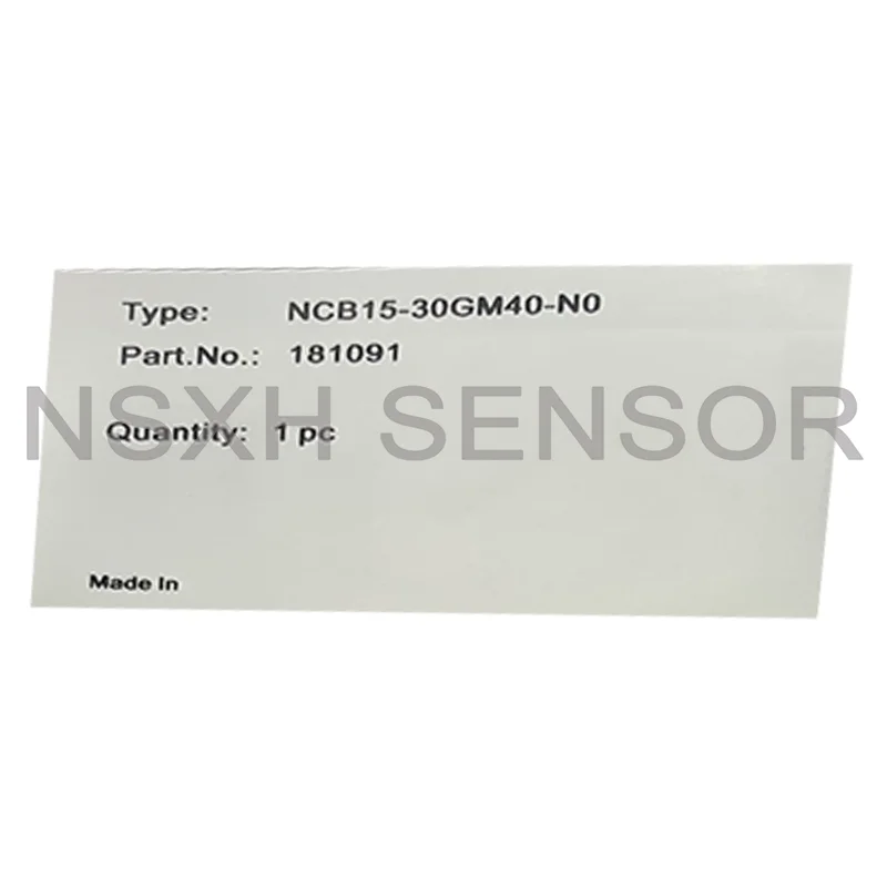 Оригинален сензор индуктивни превключване NCB15-30GM40-NO P +F