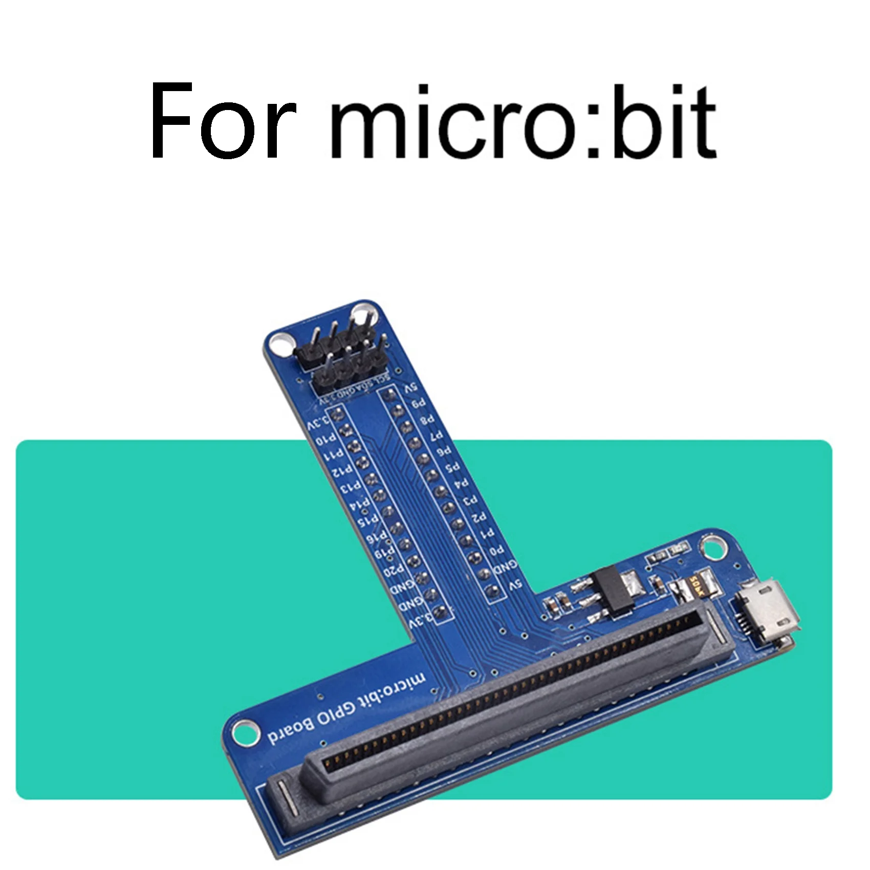 Адаптер за разширяване на T-тип за макетной заплата Microbit Графичен интерфейс Python за би би си Microbit