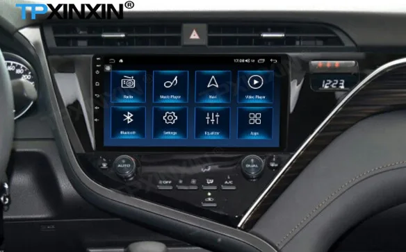 8 + 128 GB Carplay Авто Радио 2 Din Стерео Android 11 За Toyota Camry 2018 DSP GPS Navi Плейър Автостерео Запис на Главното Устройство